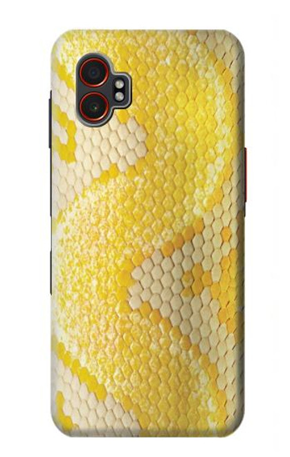 S2713 Yellow Snake Skin Graphic Printed Hülle Schutzhülle Taschen für Samsung Galaxy XCover7 Pro