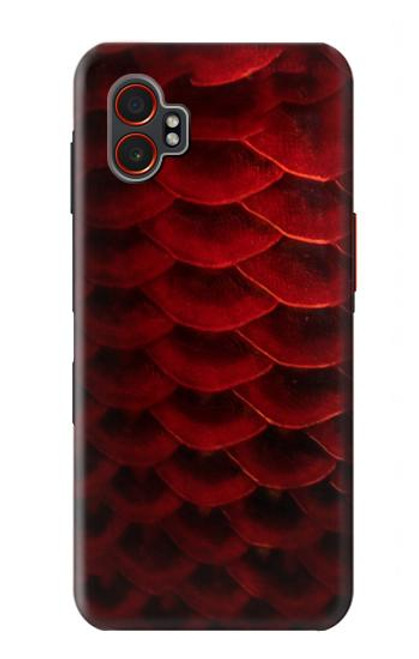 S2879 Red Arowana Fish Scale Hülle Schutzhülle Taschen für Samsung Galaxy XCover7 Pro