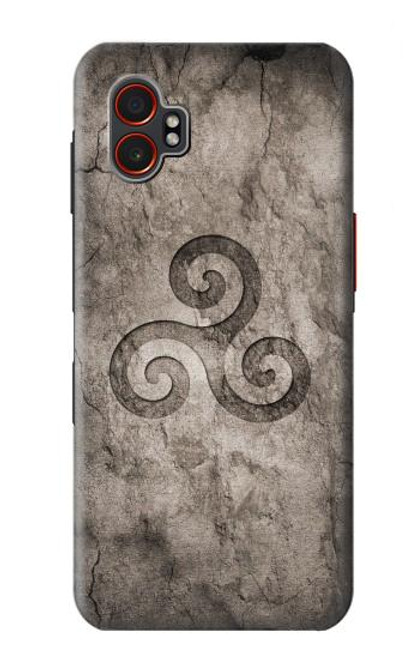 S2892 Triskele Symbol Stone Texture Hülle Schutzhülle Taschen für Samsung Galaxy XCover7 Pro