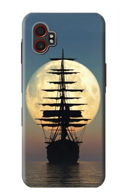 S2897 Pirate Ship Moon Night Hülle Schutzhülle Taschen für Samsung Galaxy XCover7 Pro