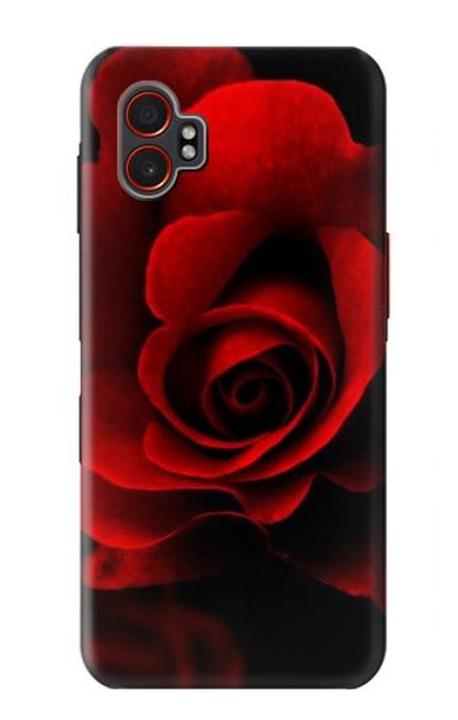 S2898 Red Rose Hülle Schutzhülle Taschen für Samsung Galaxy XCover7 Pro
