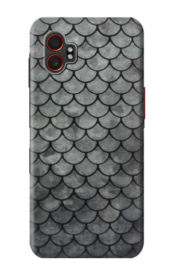 S2950 Silver Fish Scale Hülle Schutzhülle Taschen für Samsung Galaxy XCover7 Pro