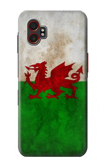 S2976 Wales Football Soccer Flag Hülle Schutzhülle Taschen für Samsung Galaxy XCover7 Pro