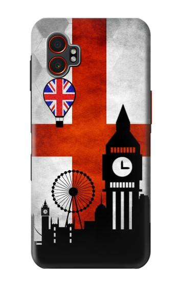 S2979 England Football Soccer Hülle Schutzhülle Taschen für Samsung Galaxy XCover7 Pro