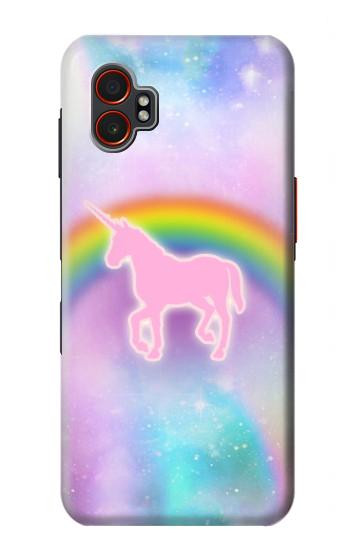 S3070 Rainbow Unicorn Pastel Sky Hülle Schutzhülle Taschen für Samsung Galaxy XCover7 Pro