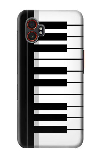 S3078 Black and White Piano Keyboard Hülle Schutzhülle Taschen für Samsung Galaxy XCover7 Pro