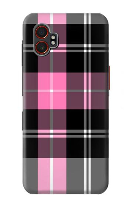S3091 Pink Plaid Pattern Hülle Schutzhülle Taschen für Samsung Galaxy XCover7 Pro