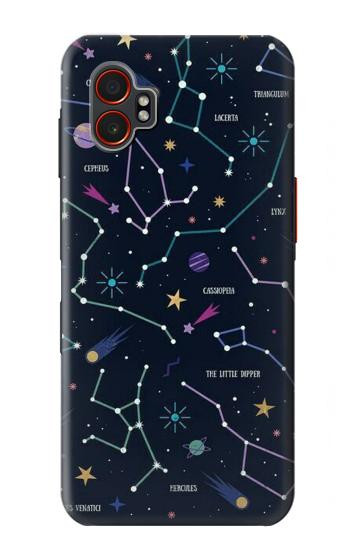 S3220 Star Map Zodiac Constellations Hülle Schutzhülle Taschen für Samsung Galaxy XCover7 Pro