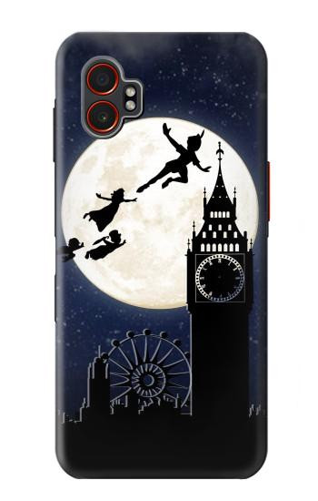S3249 Peter Pan Fly Full Moon Night Hülle Schutzhülle Taschen für Samsung Galaxy XCover7 Pro