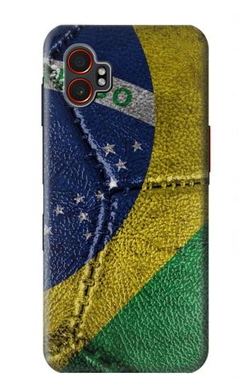 S3297 Brazil Flag Vintage Football Graphic Hülle Schutzhülle Taschen für Samsung Galaxy XCover7 Pro