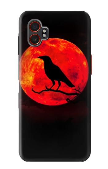 S3328 Crow Red Moon Hülle Schutzhülle Taschen für Samsung Galaxy XCover7 Pro