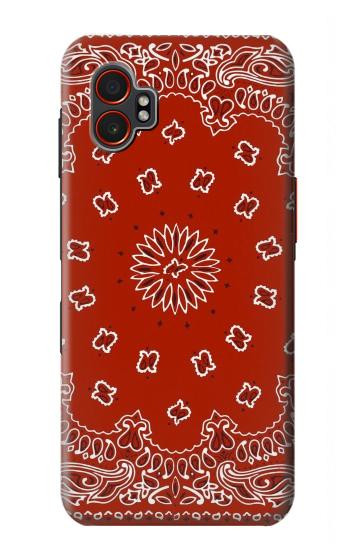 S3355 Bandana Red Pattern Hülle Schutzhülle Taschen für Samsung Galaxy XCover7 Pro