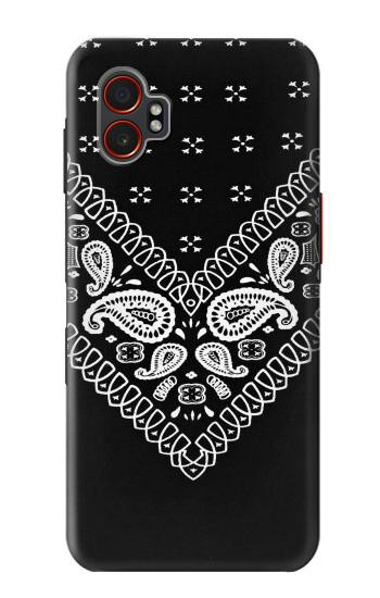 S3363 Bandana Black Pattern Hülle Schutzhülle Taschen für Samsung Galaxy XCover7 Pro