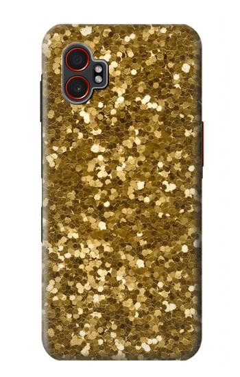 S3388 Gold Glitter Graphic Print Hülle Schutzhülle Taschen für Samsung Galaxy XCover7 Pro