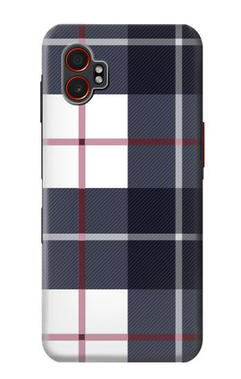 S3452 Plaid Fabric Pattern Hülle Schutzhülle Taschen für Samsung Galaxy XCover7 Pro