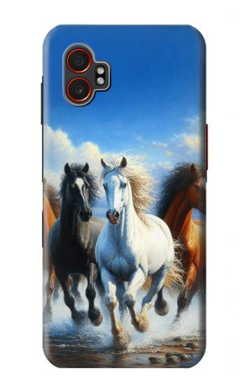 S3996 Horse Running Hülle Schutzhülle Taschen für Samsung Galaxy XCover7 Pro