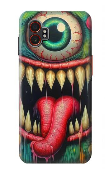 S4000 Monster Graffiti Wall Art Hülle Schutzhülle Taschen für Samsung Galaxy XCover7 Pro