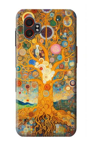 S4007 Tree of Life Painting Hülle Schutzhülle Taschen für Samsung Galaxy XCover7 Pro