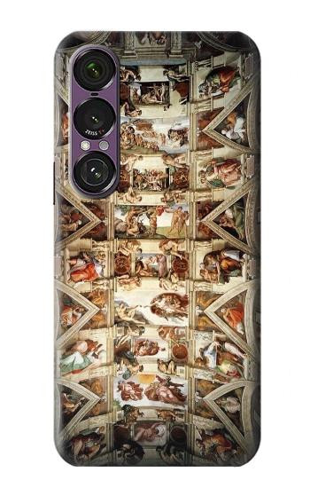 S0177 Michelangelo Chapel ceiling Hülle Schutzhülle Taschen für Sony Xperia 1 VII