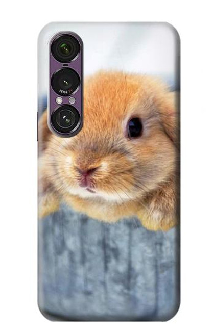 S0242 Cute Rabbit Hülle Schutzhülle Taschen für Sony Xperia 1 VII