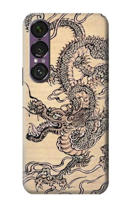 S0318 Antique Dragon Hülle Schutzhülle Taschen für Sony Xperia 1 VII