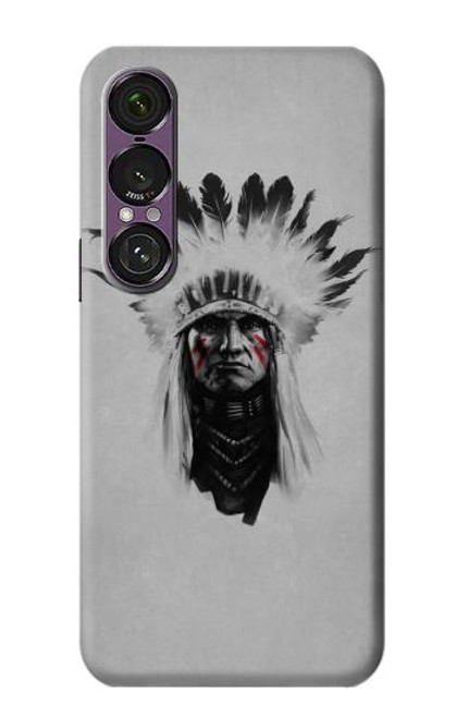 S0451 Indian Chief Hülle Schutzhülle Taschen für Sony Xperia 1 VII