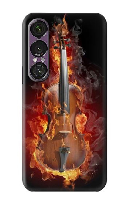 S0864 Fire Violin Hülle Schutzhülle Taschen für Sony Xperia 1 VII