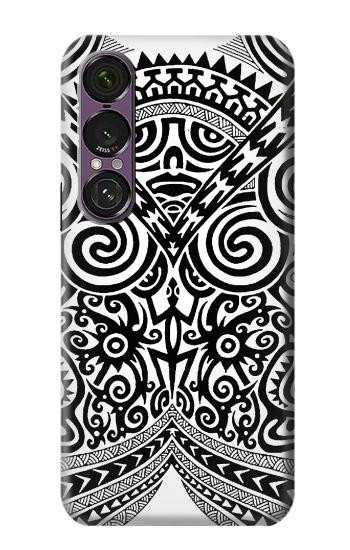 S1655 Maori Tattoo Hülle Schutzhülle Taschen für Sony Xperia 1 VII