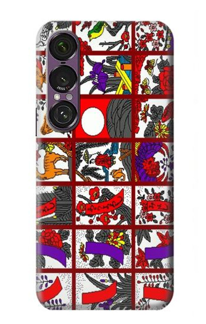 S1923 Hanafuda Japanese Flower Card Hülle Schutzhülle Taschen für Sony Xperia 1 VII