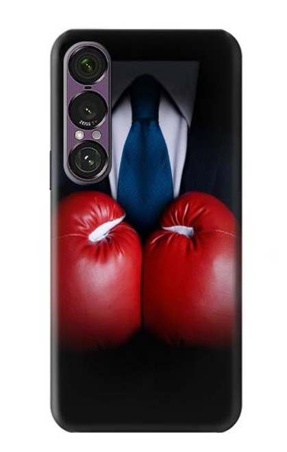 S2261 Businessman Black Suit With Boxing Gloves Hülle Schutzhülle Taschen für Sony Xperia 1 VII