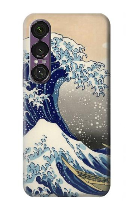 S2389 Hokusai The Great Wave off Kanagawa Hülle Schutzhülle Taschen für Sony Xperia 1 VII