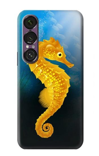 S2444 Seahorse Underwater World Hülle Schutzhülle Taschen für Sony Xperia 1 VII