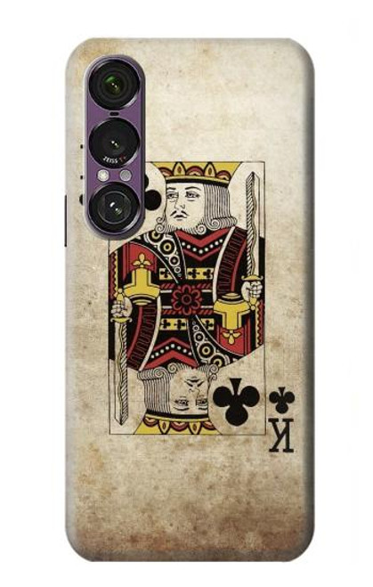 S2528 Poker King Card Hülle Schutzhülle Taschen für Sony Xperia 1 VII