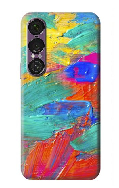 S2942 Brush Stroke Painting Hülle Schutzhülle Taschen für Sony Xperia 1 VII
