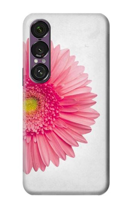 S3044 Vintage Pink Gerbera Daisy Hülle Schutzhülle Taschen für Sony Xperia 1 VII