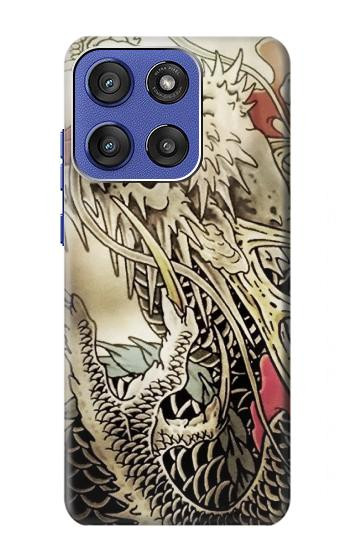 S0122 Yakuza Tattoo Hülle Schutzhülle Taschen für Motorola Moto G Stylus 5G (2025,2026), Edge 60 Stylus