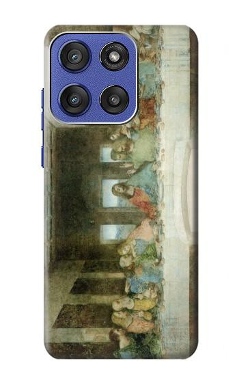 S0173 Leonardo DaVinci The Last Supper Hülle Schutzhülle Taschen für Motorola Moto G Stylus 5G (2025,2026), Edge 60 Stylus