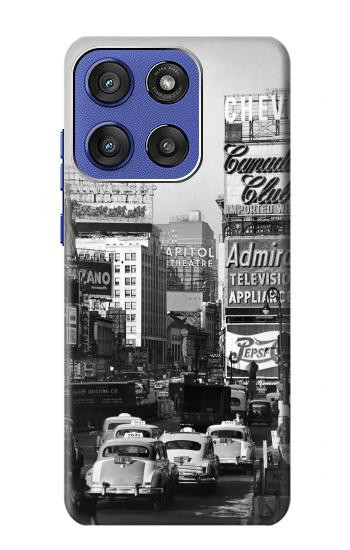 S0182 Old New York Vintage Hülle Schutzhülle Taschen für Motorola Moto G Stylus 5G (2025), Edge 60 Stylus