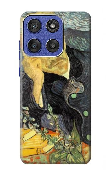 S0212 Van Gogh Portrait of Dr. Gachet Hülle Schutzhülle Taschen für Motorola Moto G Stylus 5G (2025,2026), Edge 60 Stylus