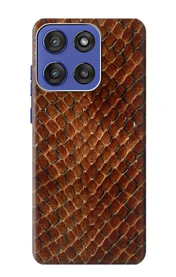 S0555 Snake Skin Hülle Schutzhülle Taschen für Motorola Moto G Stylus 5G (2025,2026), Edge 60 Stylus