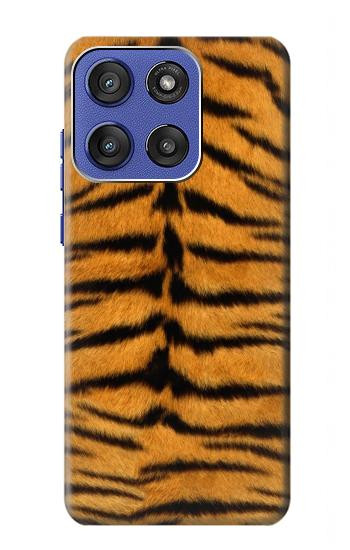 S0576 Tiger Skin Hülle Schutzhülle Taschen für Motorola Moto G Stylus 5G (2025,2026), Edge 60 Stylus