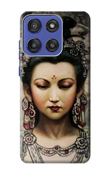 S0681 Guan Yin Hülle Schutzhülle Taschen für Motorola Moto G Stylus 5G (2025), Edge 60 Stylus