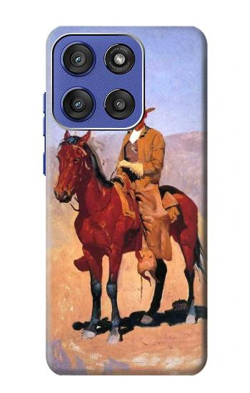 S0772 Cowboy Western Hülle Schutzhülle Taschen für Motorola Moto G Stylus 5G (2025,2026), Edge 60 Stylus
