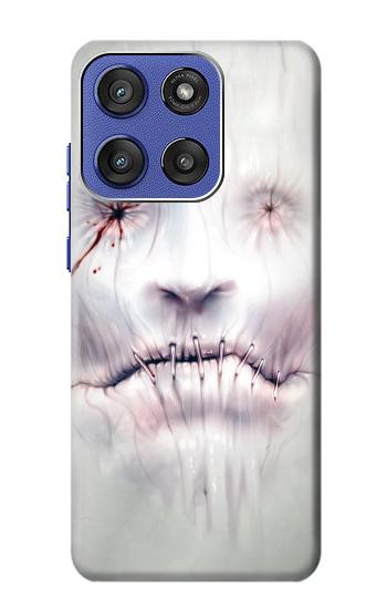 S0884 Horror Face Hülle Schutzhülle Taschen für Motorola Moto G Stylus 5G (2025,2026), Edge 60 Stylus