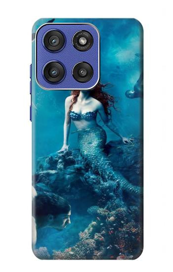S0899 Mermaid Hülle Schutzhülle Taschen für Motorola Moto G Stylus 5G (2025,2026), Edge 60 Stylus