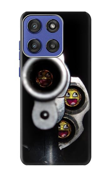 S1109 Smile Bullet Gun Hülle Schutzhülle Taschen für Motorola Moto G Stylus 5G (2025,2026), Edge 60 Stylus