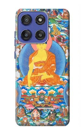 S1256 Buddha Paint Hülle Schutzhülle Taschen für Motorola Moto G Stylus 5G (2025,2026), Edge 60 Stylus