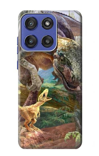 S1290 Dinosaurs T-Rex Hülle Schutzhülle Taschen für Motorola Moto G Stylus 5G (2025,2026), Edge 60 Stylus