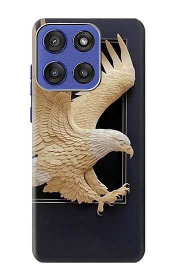 S1383 Paper Sculpture Eagle Hülle Schutzhülle Taschen für Motorola Moto G Stylus 5G (2025,2026), Edge 60 Stylus