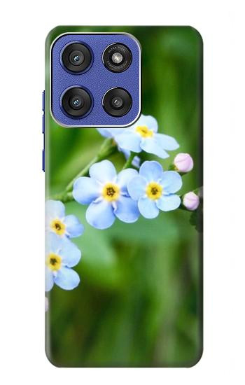S1818 Forget Me Not Hülle Schutzhülle Taschen für Motorola Moto G Stylus 5G (2025,2026), Edge 60 Stylus